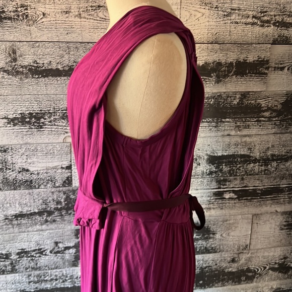 MARC By Marc Jacobs Plum Ruffle Button Dress NWOT - Picture 12 of 16
